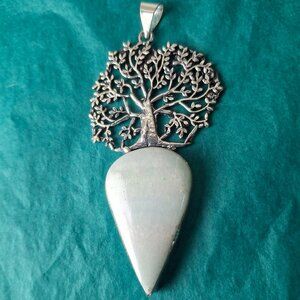 2/35$ NWOT Hememorphite tree silver 925 pendant